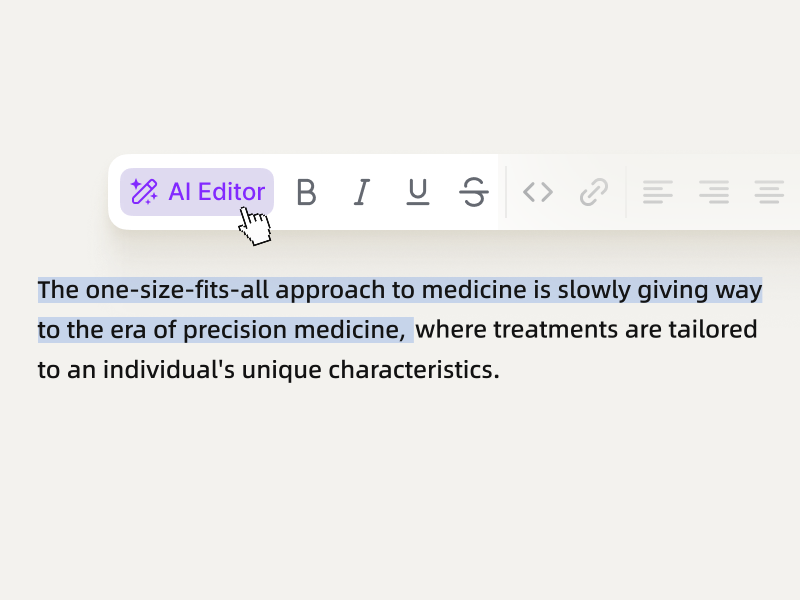 AI Writing Editor